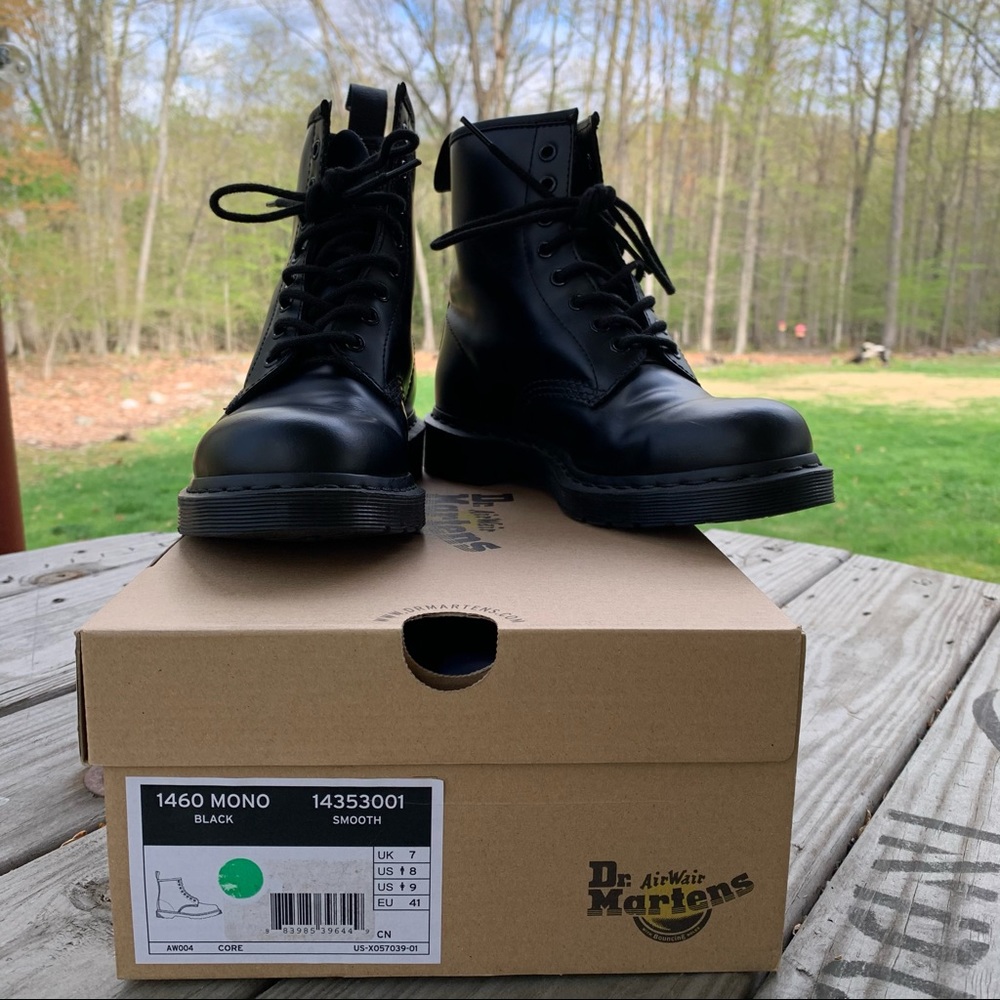 Dr. Martens soft black boots